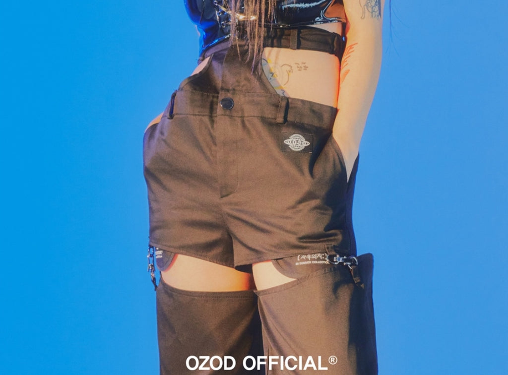オージーオーディー(OZOD) FREEWILL DENIM PANTS_BLACK