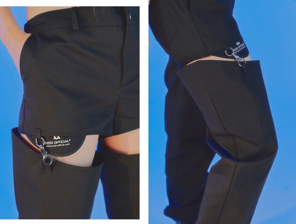 オージーオーディー(OZOD) FREEWILL DENIM PANTS_BLACK