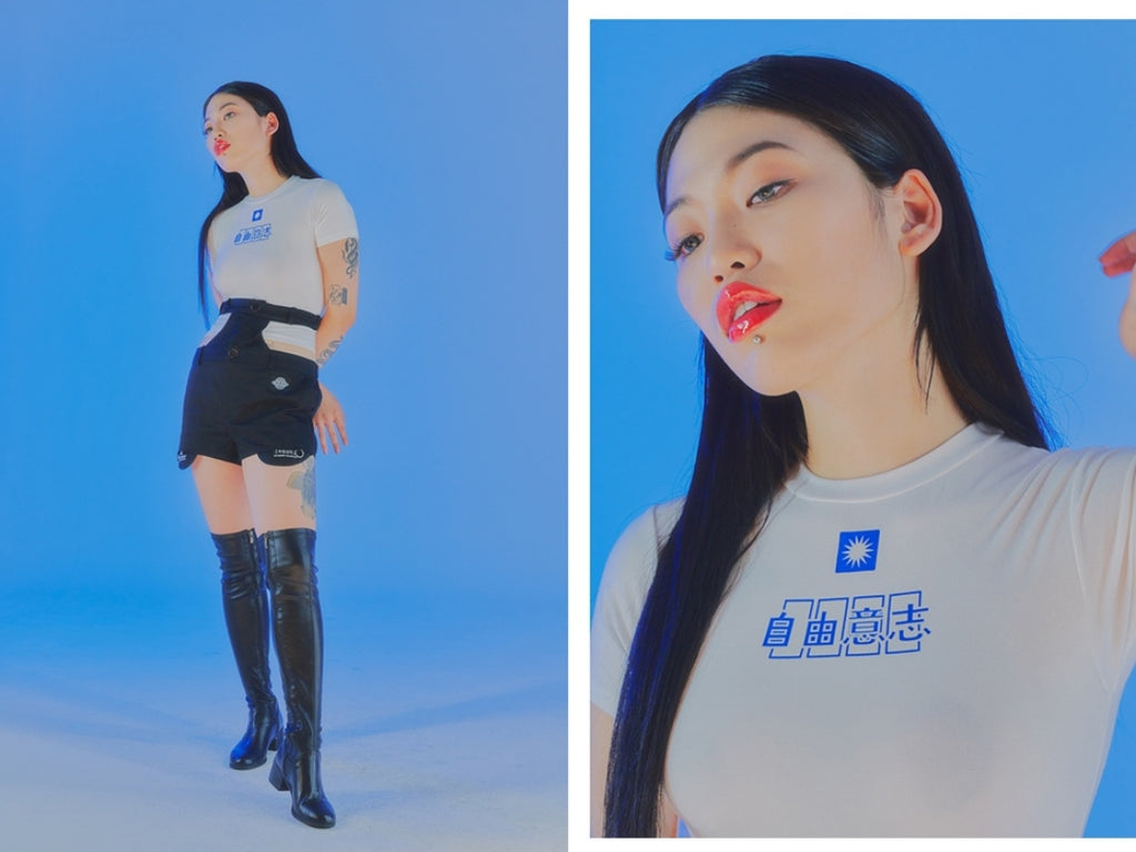 オージーオーディー(OZOD) FREE WILL CROP TOP_WHITE