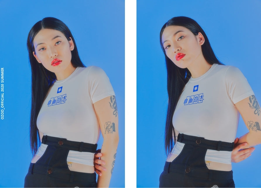 オージーオーディー(OZOD) FREE WILL CROP TOP_WHITE
