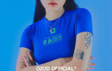 オージーオーディー(OZOD) FREE WILL CROP TOP_BLUE