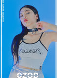 オージーオーディー(OZOD) LOGO TANK TOP_WHITE
