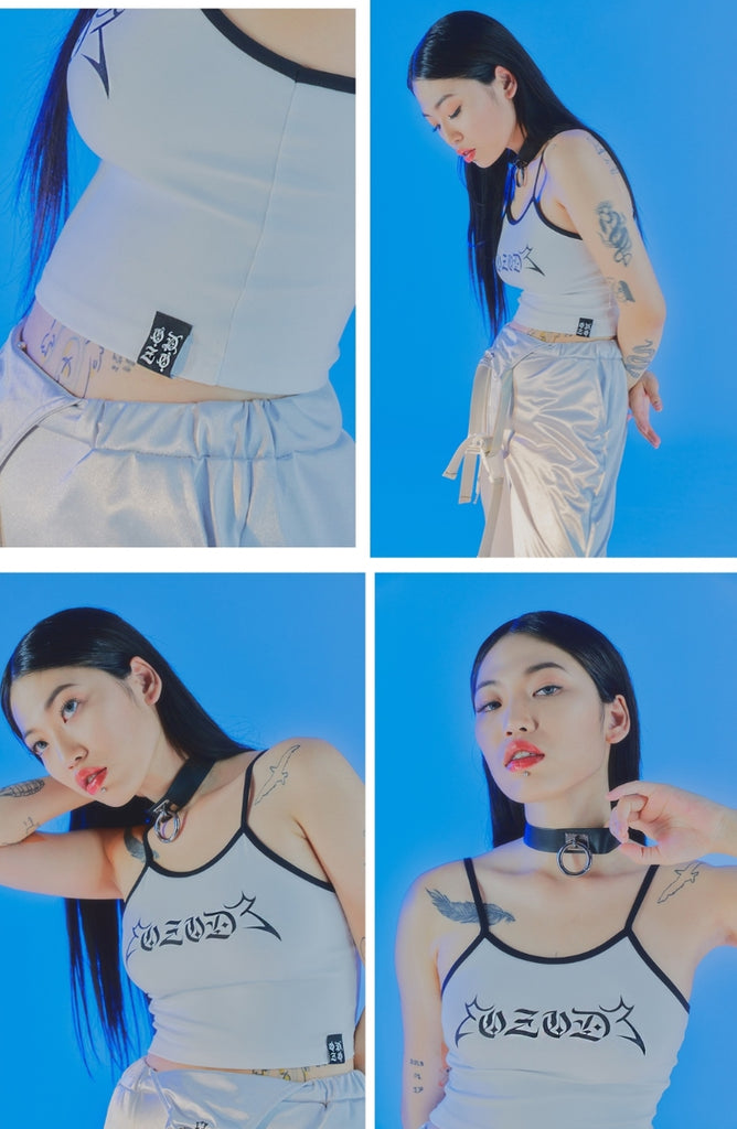 オージーオーディー(OZOD) LOGO TANK TOP_WHITE