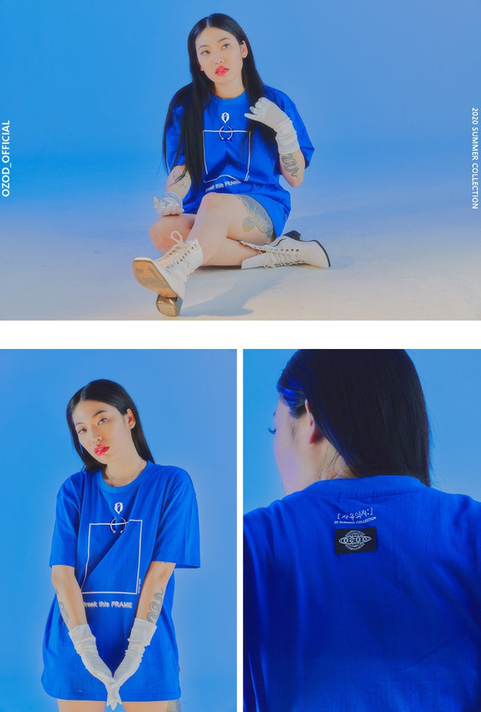 オージーオーディー(OZOD) PIERCING T-SHIRTS_BLUE