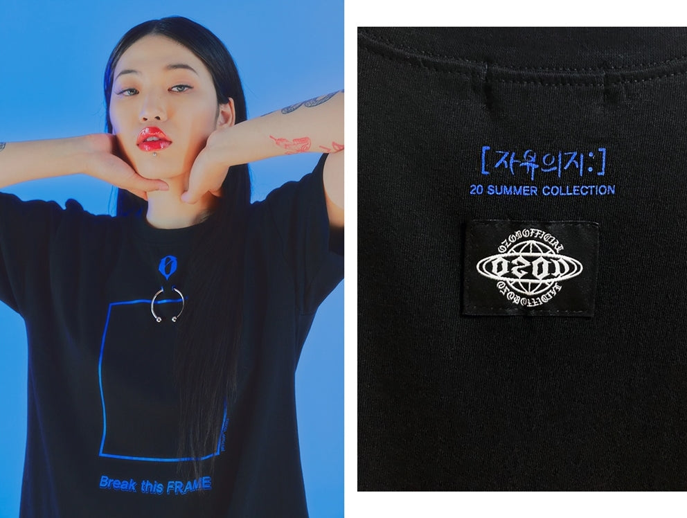 オージーオーディー(OZOD) PIERCING T-SHIRTS_BLACK