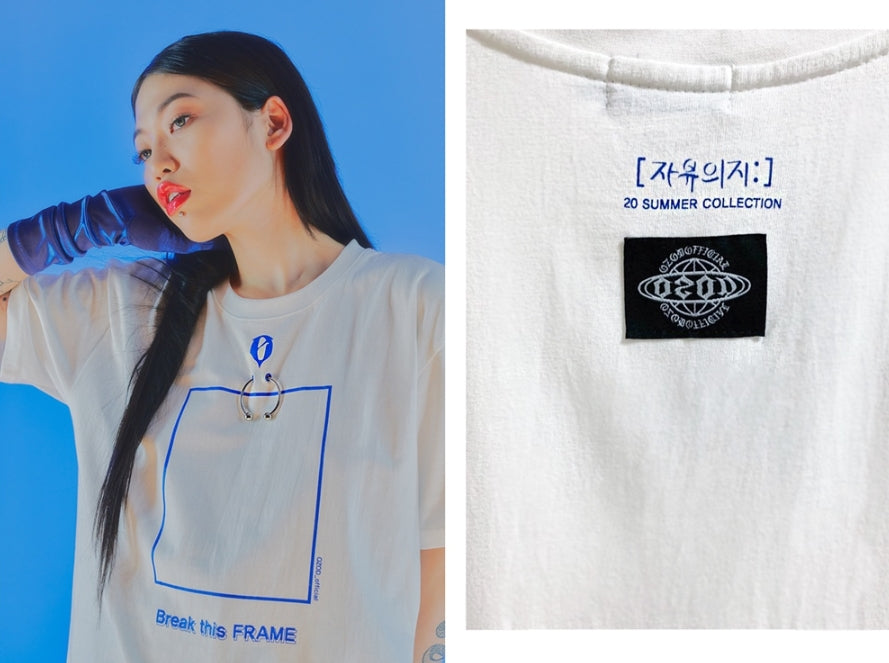 オージーオーディー(OZOD) PIERCING T-SHIRTS_WHITE