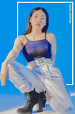 オージーオーディー(OZOD) GLITTER TANK TOP_BLACK