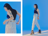 オージーオーディー(OZOD) GLITTER TANK TOP_BLACK