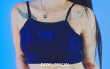 オージーオーディー(OZOD) GLITTER TANK TOP_BLACK