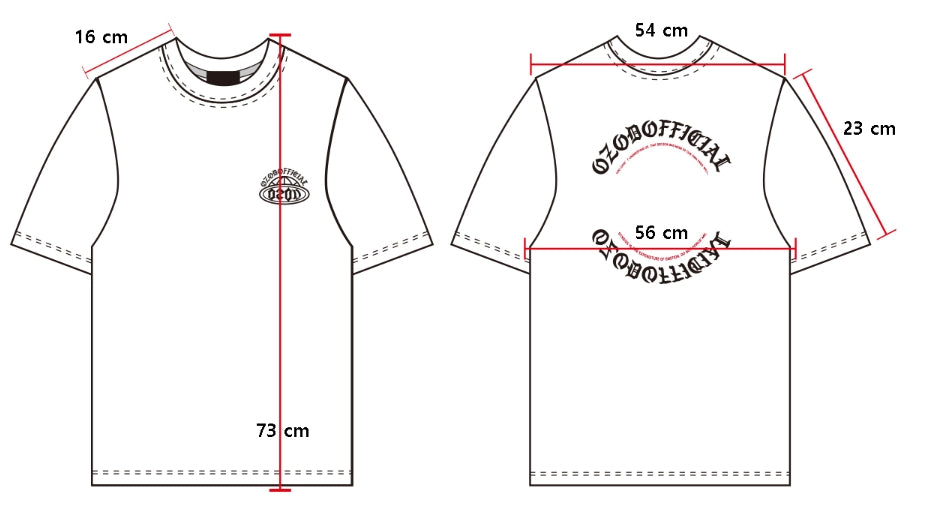 オージーオーディー(OZOD) LOGO T-SHIRTS_WHITE