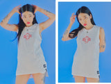 オージーオーディー(OZOD) UNBALANCE SLEEVELESS_WHITE