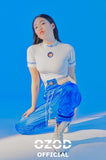 オージーオーディー(OZOD) THORN CROP TOP_WHITE