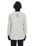 SSY(エスエスワイ)  v-neck iron tip shirt ivory