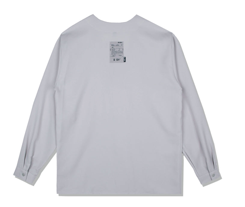 SSY(エスエスワイ)  v-neck iron tip shirt ivory