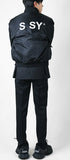 SSY(エスエスワイ)  company logo original airplane ma-1 jacket black
