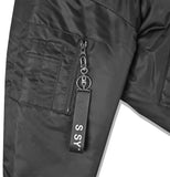SSY(エスエスワイ)  company logo original airplane ma-1 jacket black