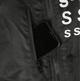 SSY(エスエスワイ)  company logo original airplane ma-1 jacket black
