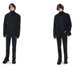 SSY(エスエスワイ)  iron tip oversize single blazer black