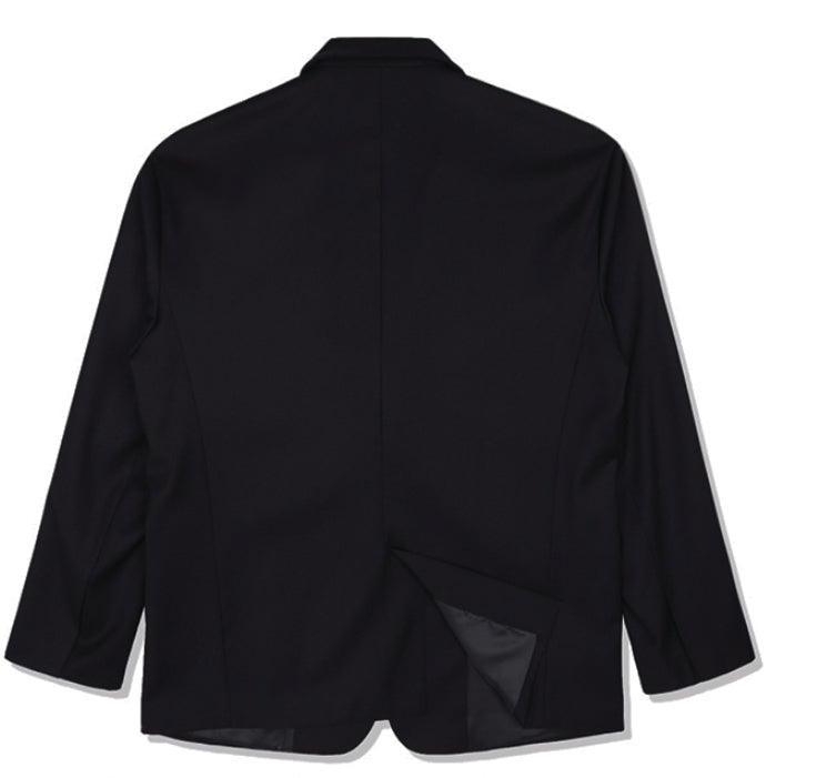 SSY(エスエスワイ)  iron tip oversize single blazer black