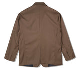 SSY(エスエスワイ)  iron tip oversize single blazer brown