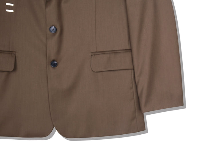 SSY(エスエスワイ)  iron tip oversize single blazer brown