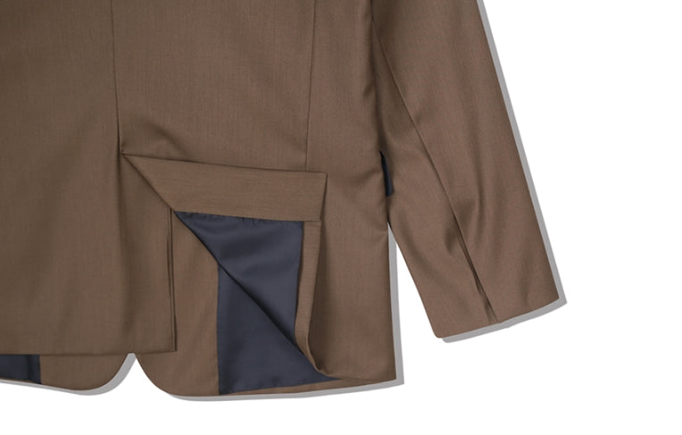 SSY(エスエスワイ)  iron tip oversize single blazer brown