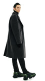 SSY(エスエスワイ)  overfit heavy plate wool single coat grey