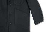 SSY(エスエスワイ)  overfit heavy plate wool single coat grey
