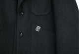 SSY(エスエスワイ)  overfit heavy plate wool single coat grey