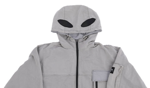 オウェンド(A-WENDE)  nylon metal jacket  (silver)