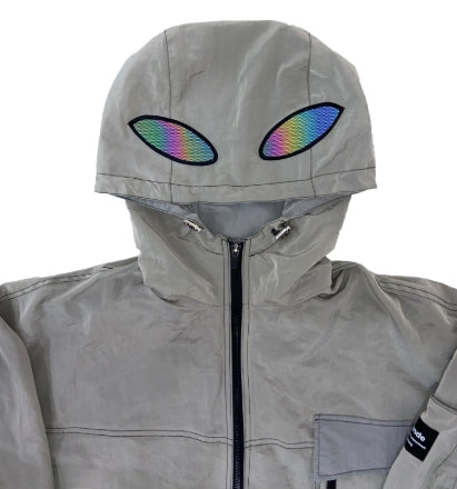 オウェンド(A-WENDE)  nylon metal jacket  (silver)