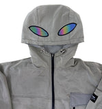 オウェンド(A-WENDE)  nylon metal jacket  (silver)