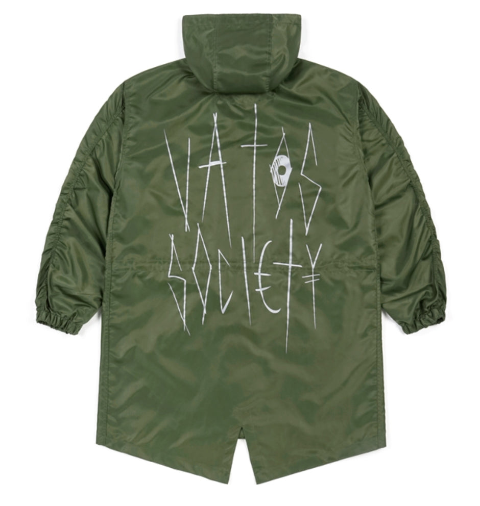 STIGMA(スティグマ)  CROSS OVERSIZED PARKA KHAKI