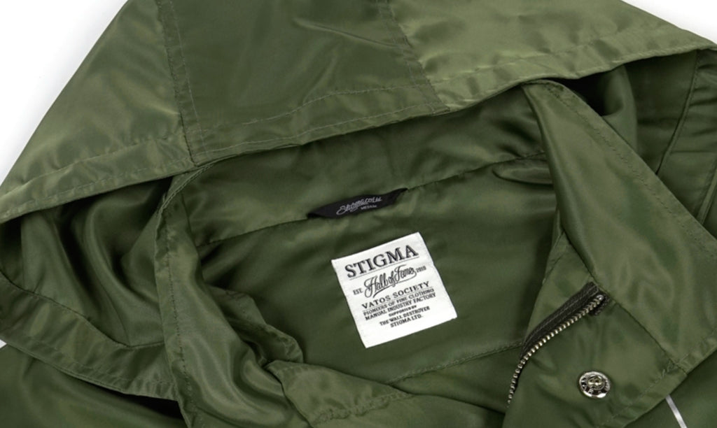 STIGMA(スティグマ)  CROSS OVERSIZED PARKA KHAKI