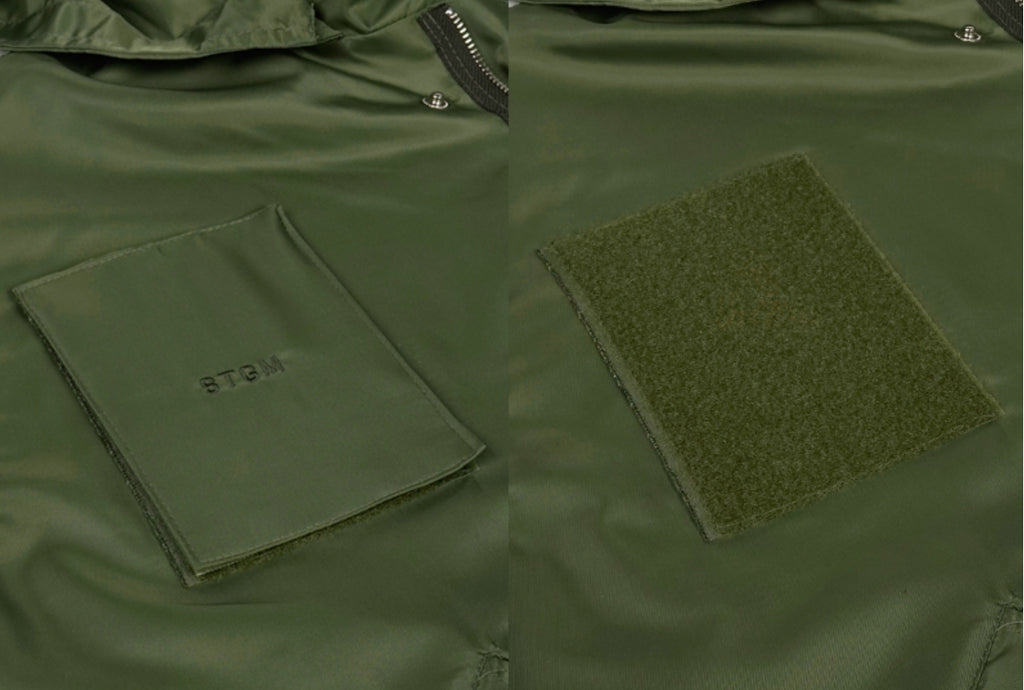 STIGMA(スティグマ)  CROSS OVERSIZED PARKA KHAKI