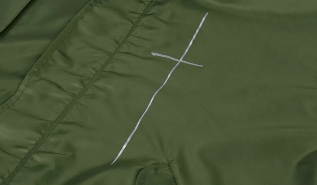STIGMA(スティグマ)  CROSS OVERSIZED PARKA KHAKI