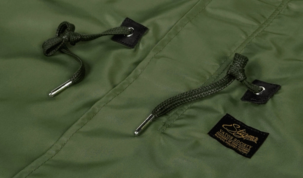 STIGMA(スティグマ)  CROSS OVERSIZED PARKA KHAKI