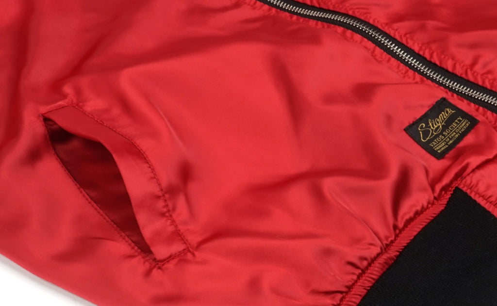 STIGMA(スティグマ)  GUADALUPE REVERSIBLE SOUVENIR JACKET BLACK