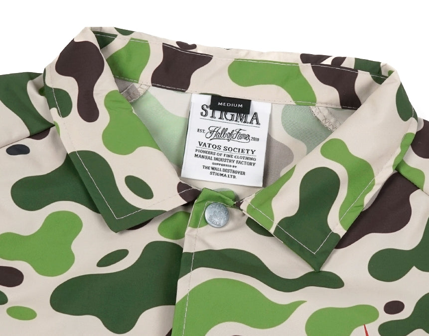 STIGMA(スティグマ) DUST OVERSIZED COACH JACKET CAMOUFLAGE