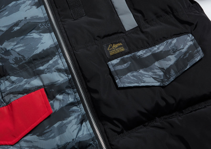 STIGMA(スティグマ) TIGER DUCKDOWN LONG PADDING JACKET CAMOUFLAGE