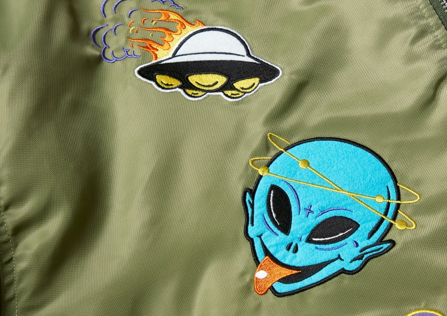 STIGMA(スティグマ) INVADER OVERSIZED MA-1 JACKET KHAKI