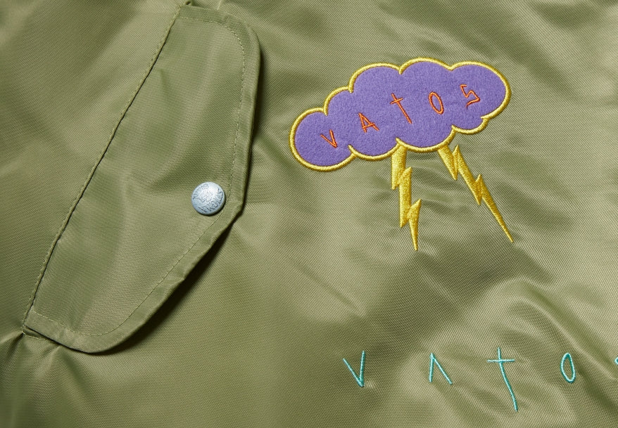 STIGMA(スティグマ) INVADER OVERSIZED MA-1 JACKET KHAKI