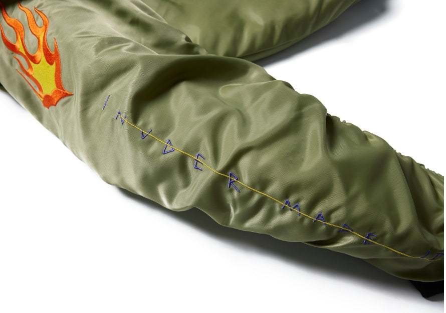 STIGMA(スティグマ) INVADER OVERSIZED MA-1 JACKET KHAKI