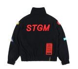 STIGMA(スティグマ)  STGM OVERSIZED FLEECE TRACK JACKET BLACK