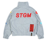 STIGMA(スティグマ)  STGM OVERSIZED FLEECE TRACK JACKET GREY