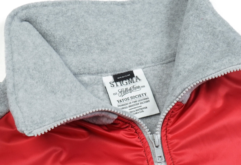 STIGMA(スティグマ)  STGM OVERSIZED FLEECE TRACK JACKET GREY