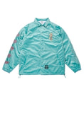 STIGMA(スティグマ)  CLASSIC VELVET OVERSIZED COACH JACKET BLUE GREEN