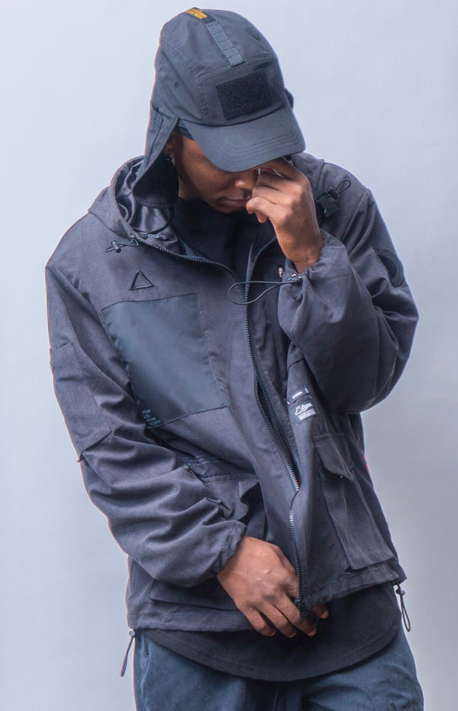 STIGMA(スティグマ)  WASHED TECH WINDBREAKER JACKET BLACK