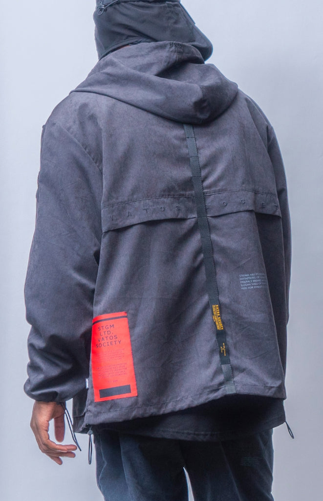 STIGMA(スティグマ)  WASHED TECH WINDBREAKER JACKET BLACK