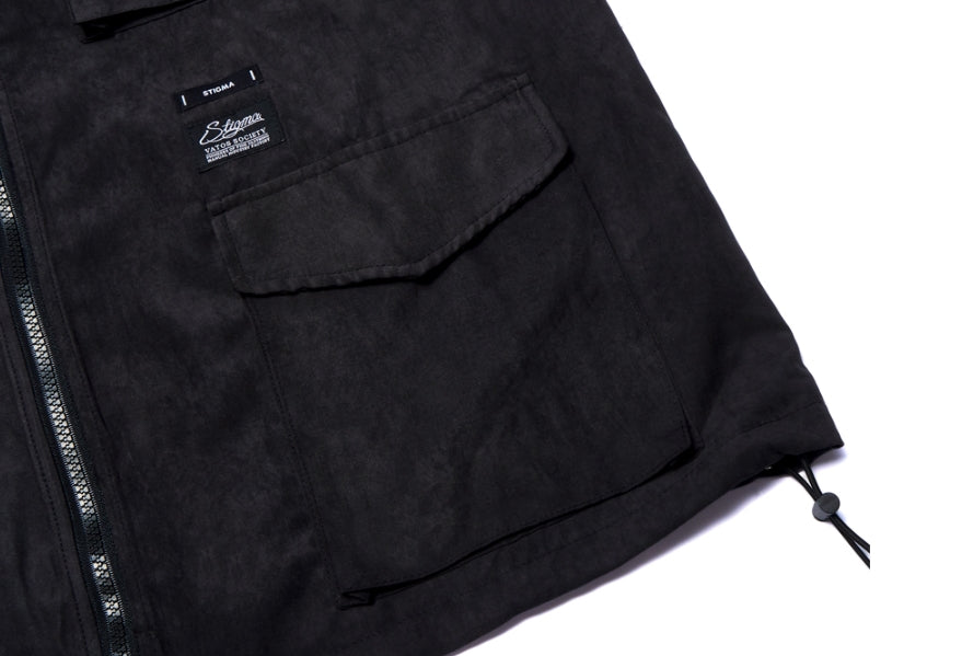 STIGMA(スティグマ)  WASHED TECH WINDBREAKER JACKET BLACK